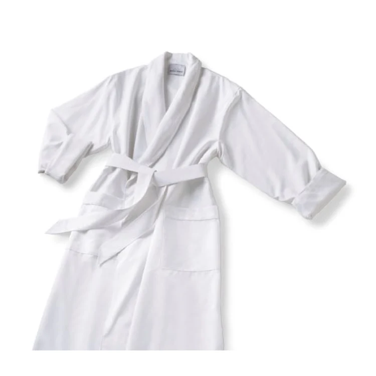 Microfiber Shawl Collar Bathrobe w/Plush Lining 1