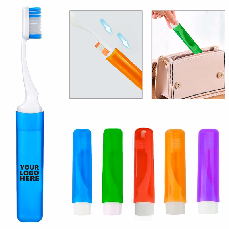 Mini Toothbrush With Protective Cover - Portable