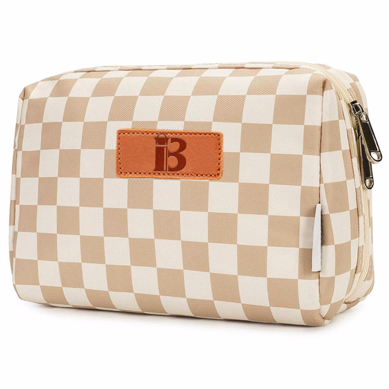 Large PU Leather Waterproof Toiletry Makeup Bag