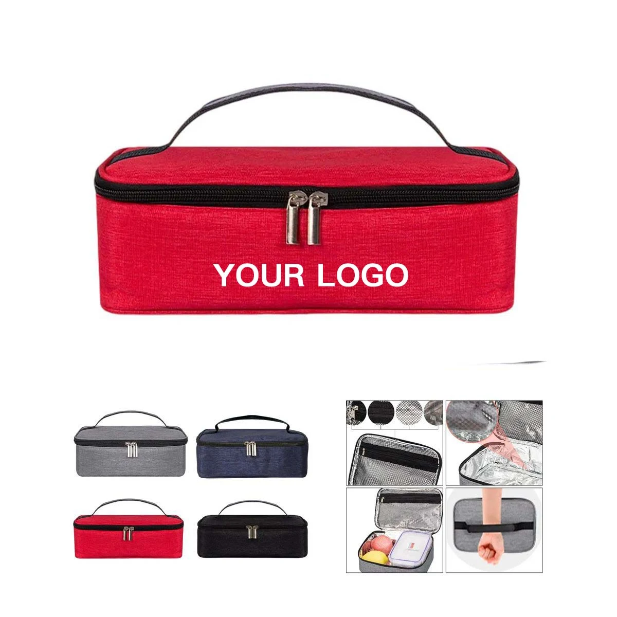 Durable Lunch Bag with Waterproof Interior 1