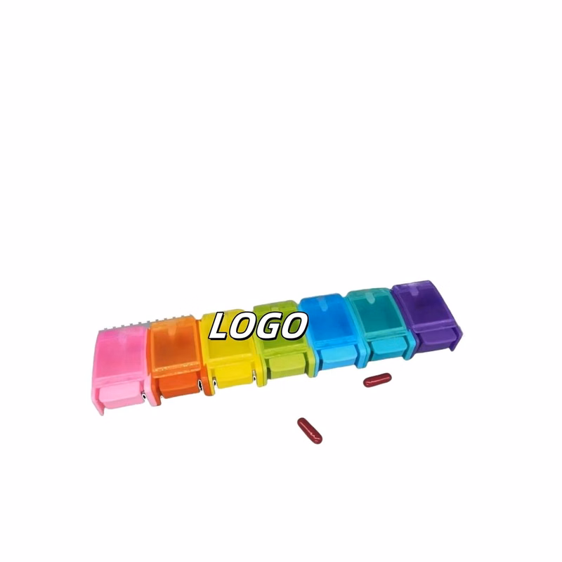 Large Sized Single Row Push Button Medicine Box