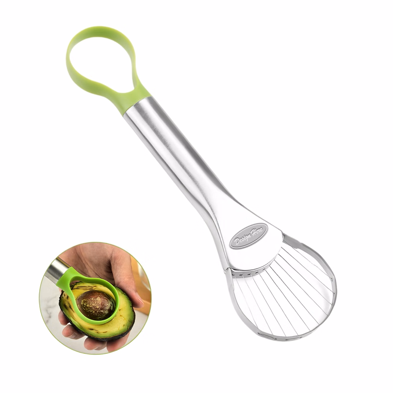 Effortless Avocado Tool ?C Stainless Steel Safe Slicer