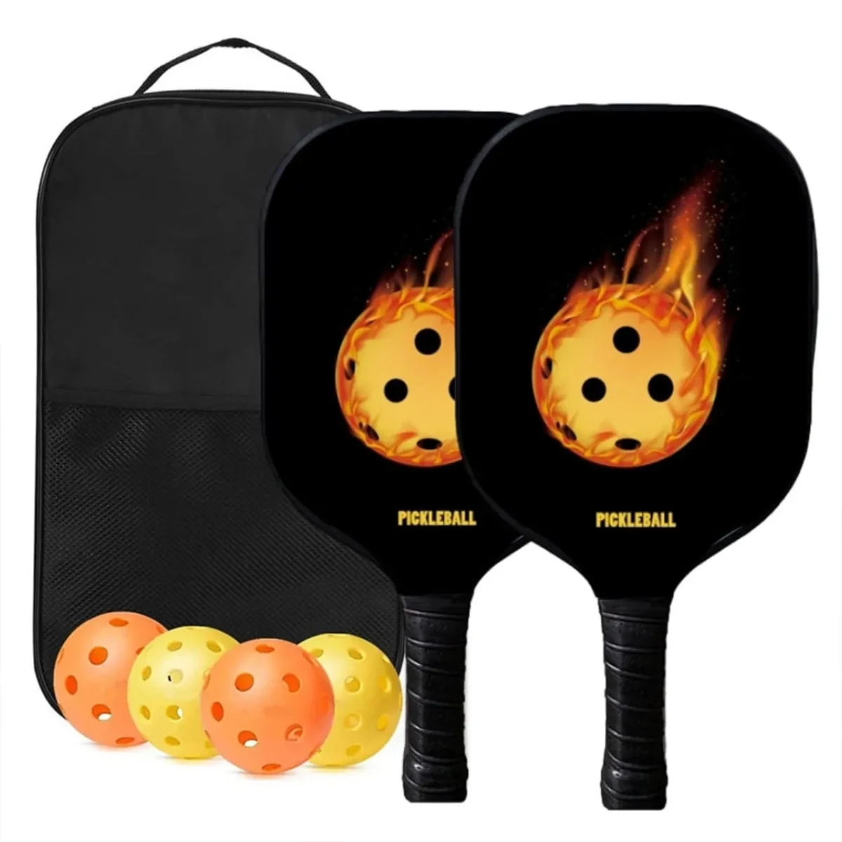 Fiberglass Pickleball Paddles Set of 2 1