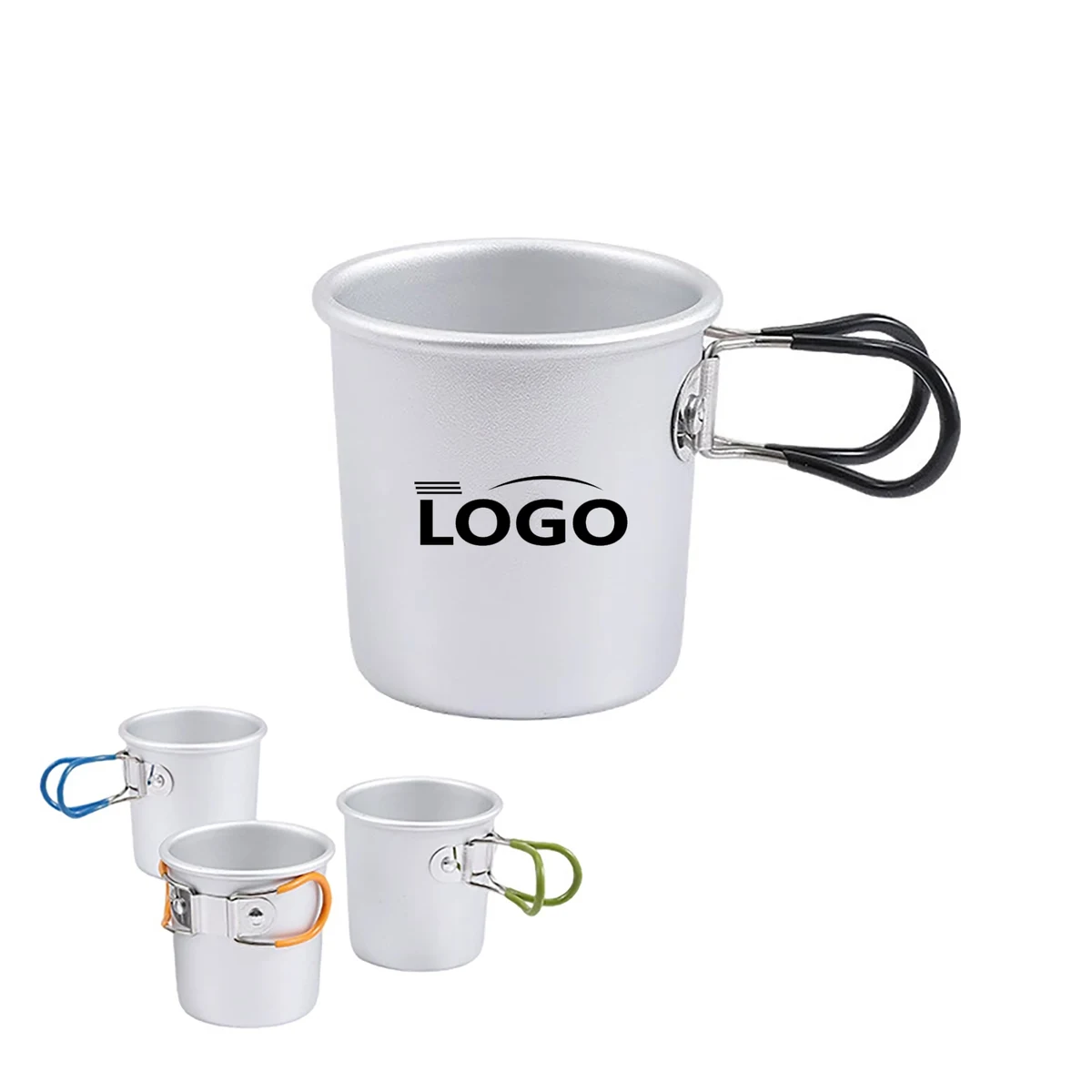 Aluminum Camping Mug with Folding Handle 1