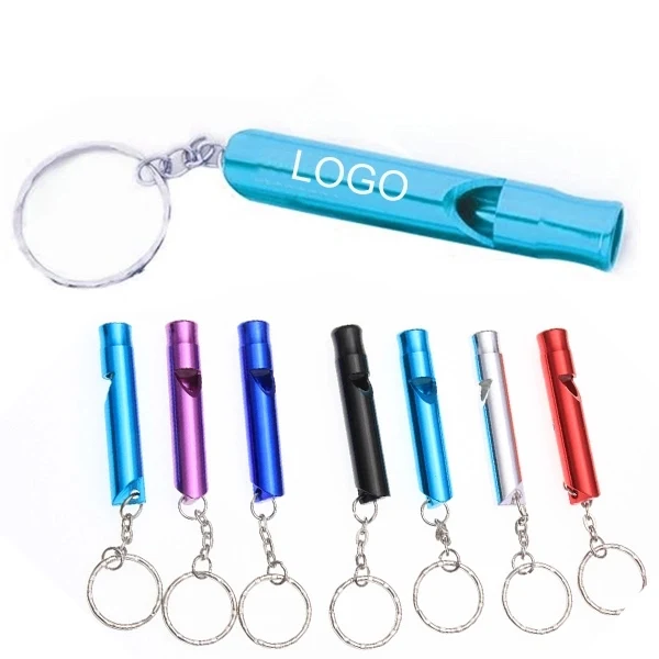 Metal Whistle/Key Ring 1