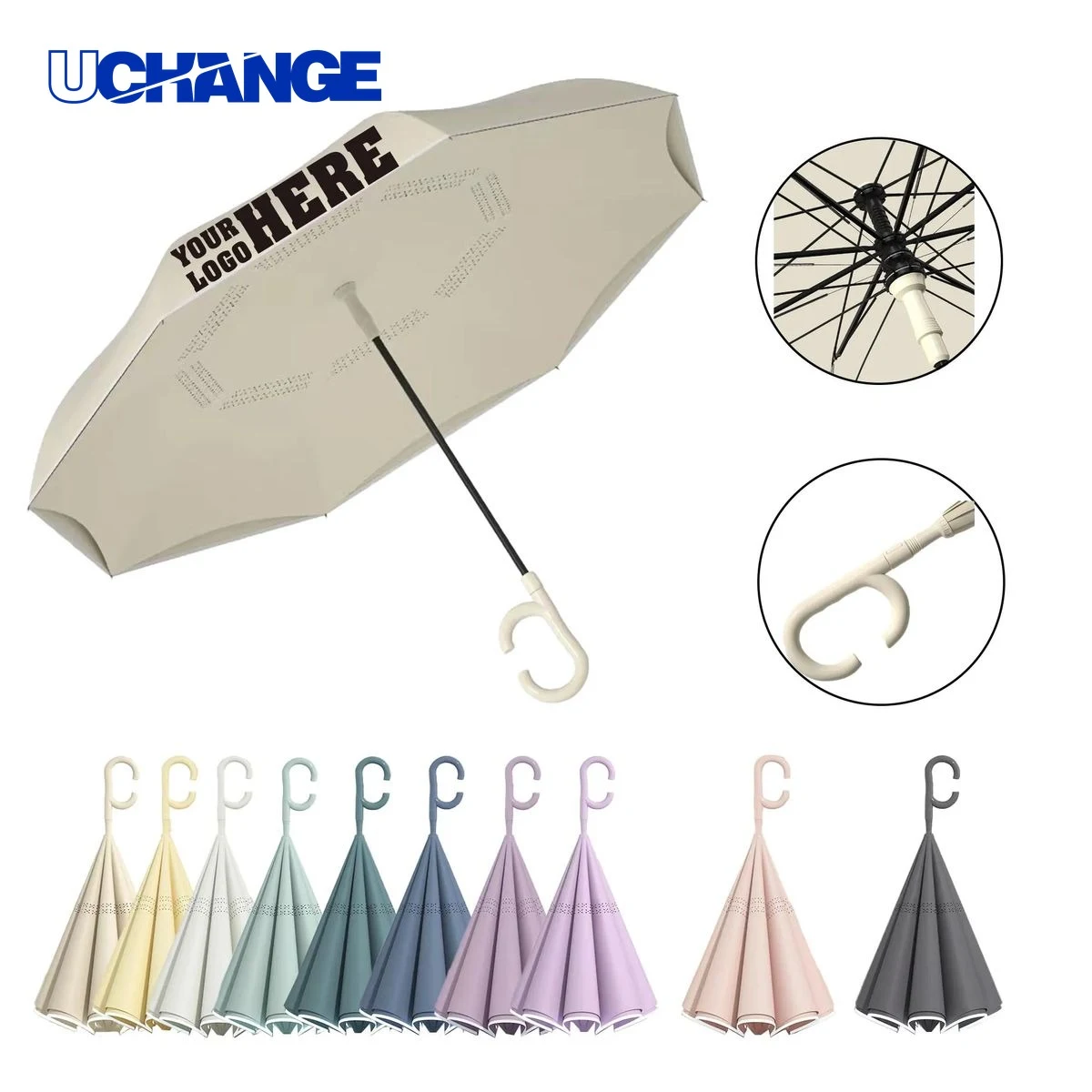 Double Layer Inverted Reverse Umbrella 1
