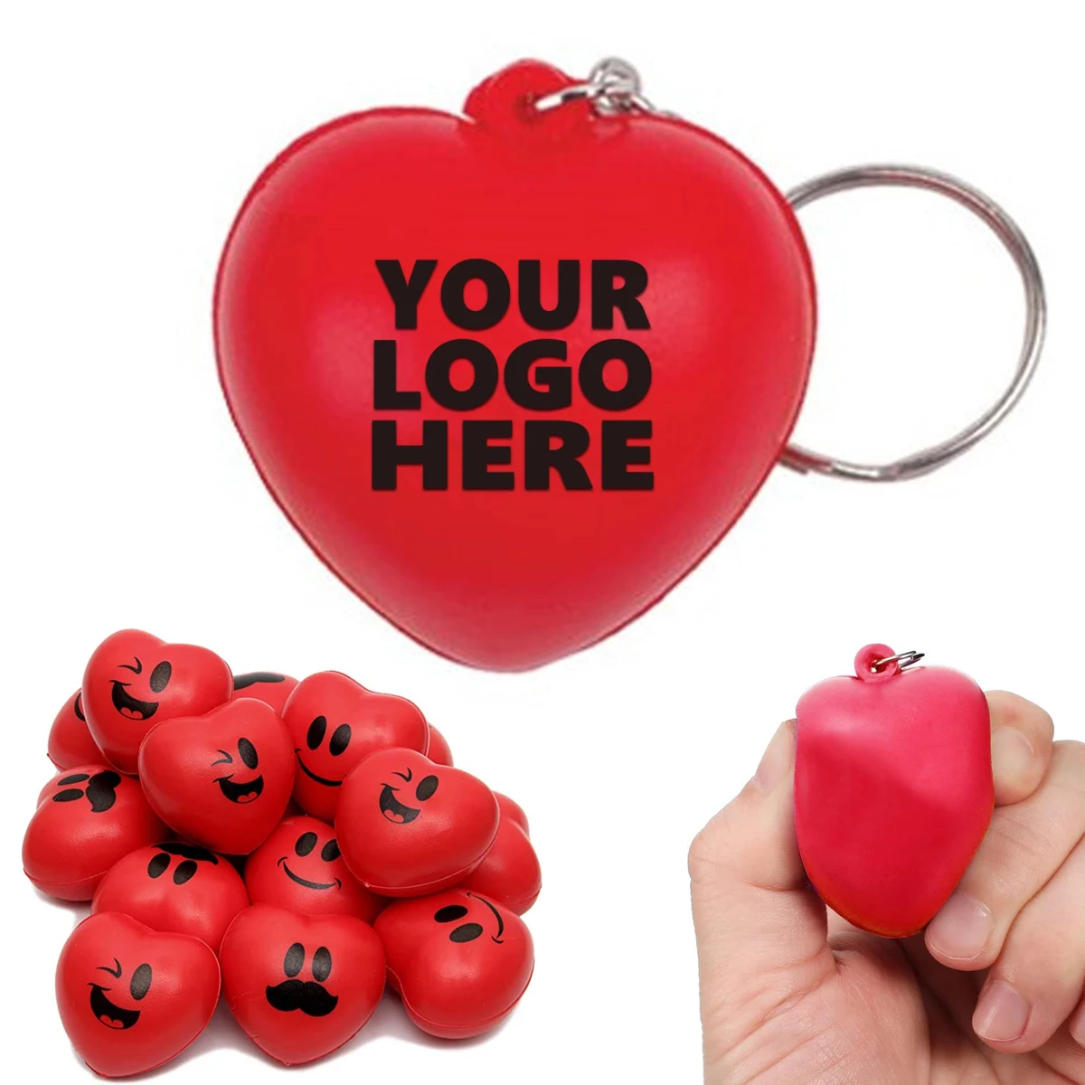 Heart Stress Reliever Keychain 1