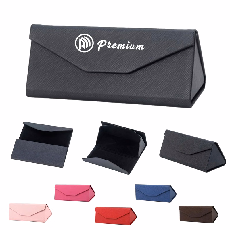 Folding Leather Glasses Case