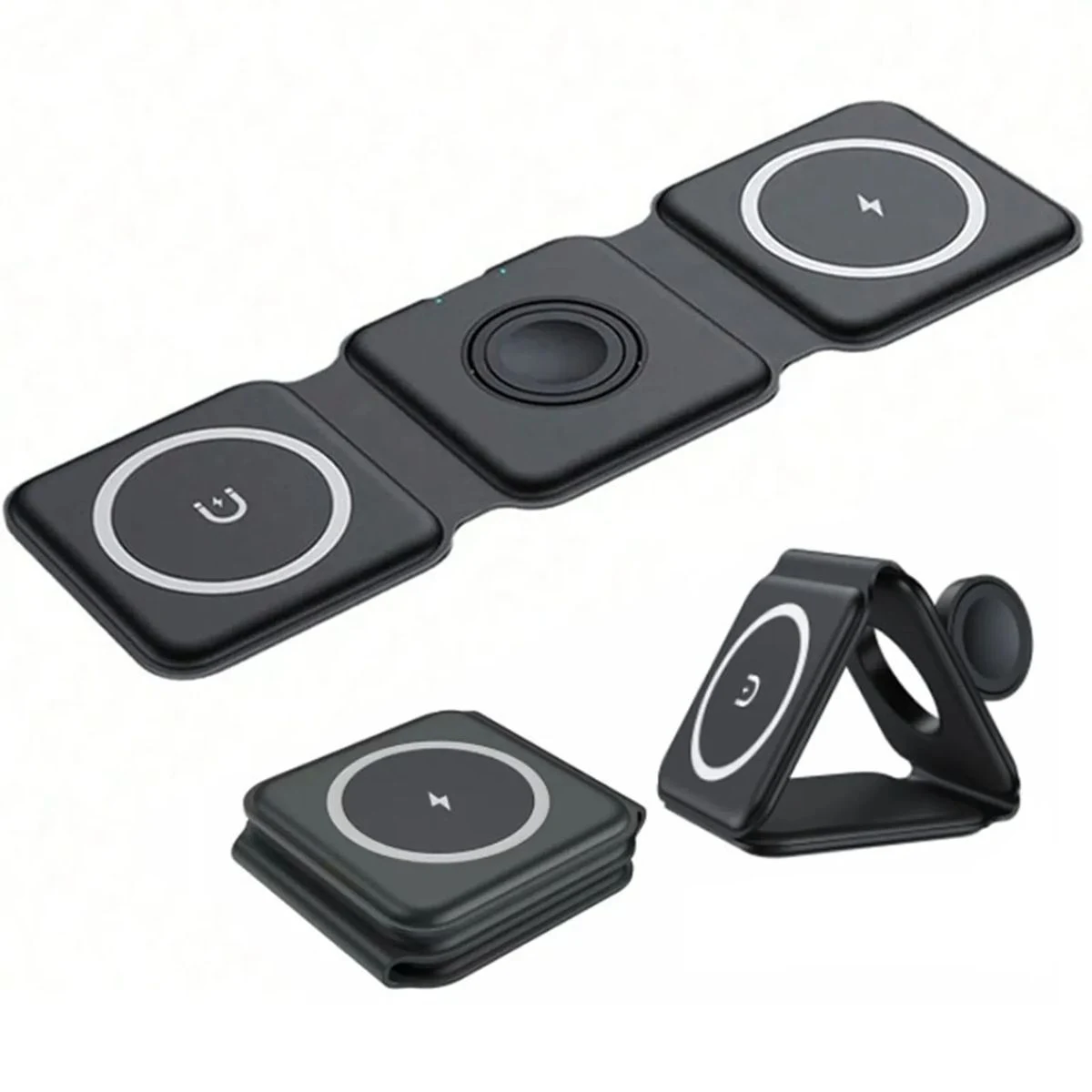 3 in 1 Magnetic 15 W Collapsible Wireless Charger 1