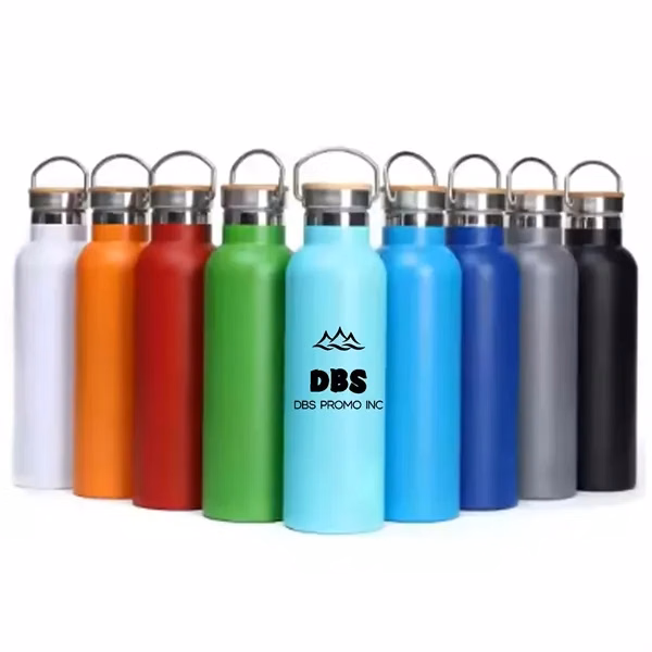 20-Ounce Vacuum Bottle with Bamboo Lid