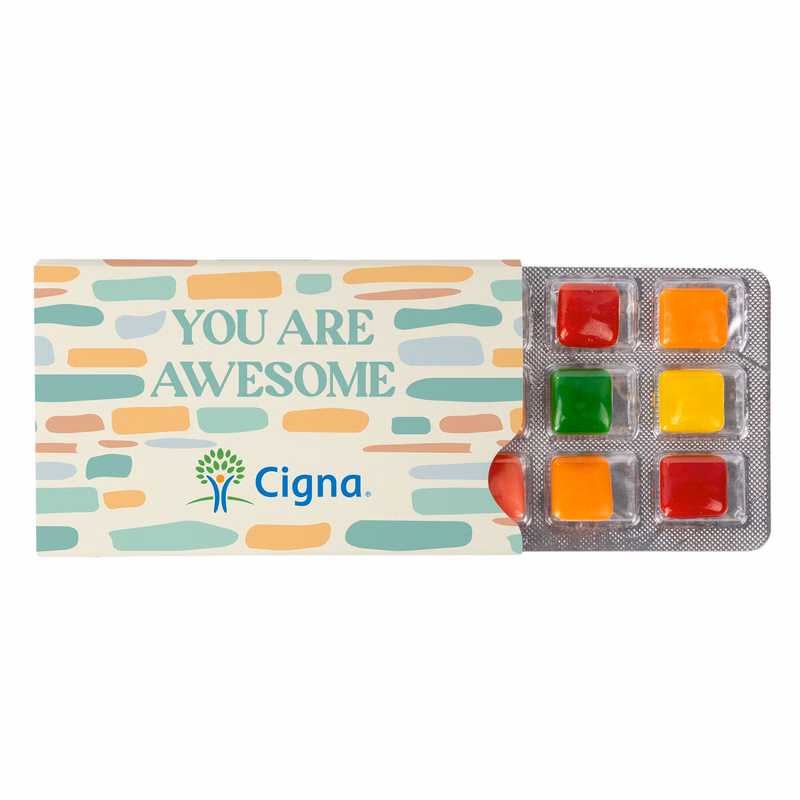 Assorted Chicklet Gum Pack