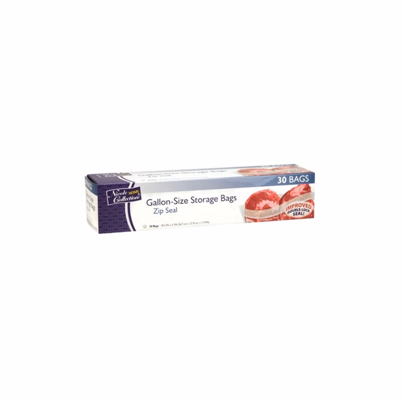 Gallon Storage Bags - Zip Seal 30 Packs