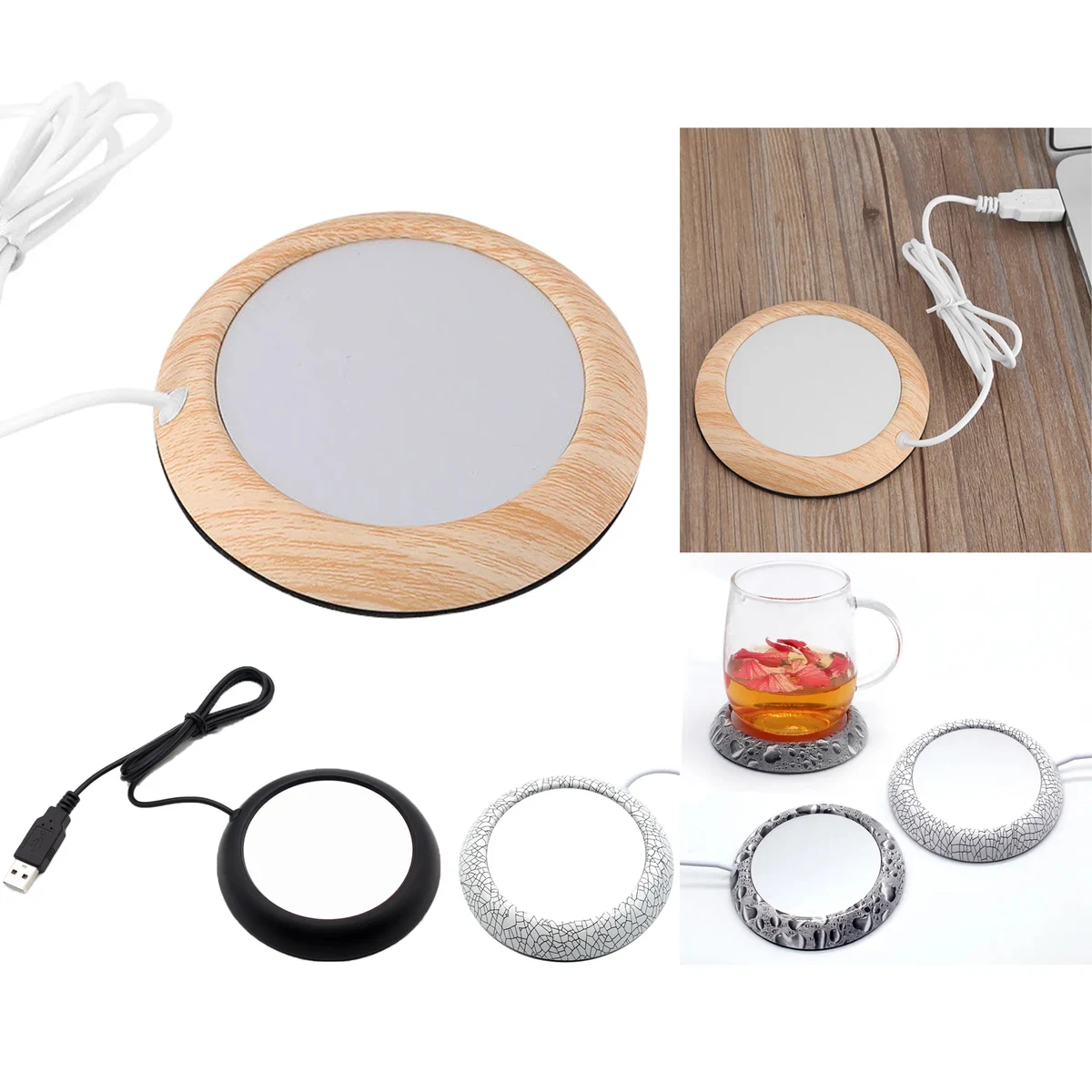 Aluminium Usb Cup Warmer/Heating Coaster 1