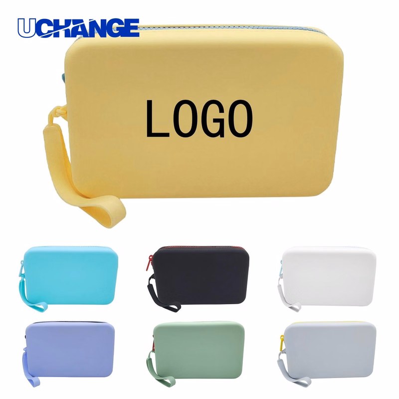 Silicone Toiletry Coin Wallet Storage Bag