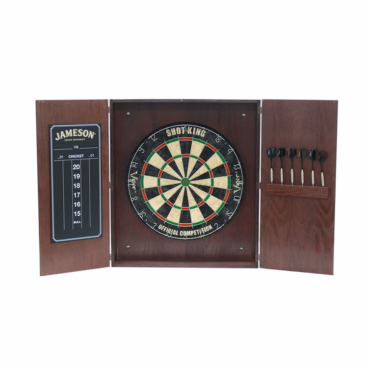 Dart Cabinet with Dartboard and Darts