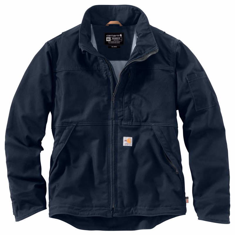 Carhartt Mens FR Full Swing® Relaxed Fit Quick Duck Lined Jacket