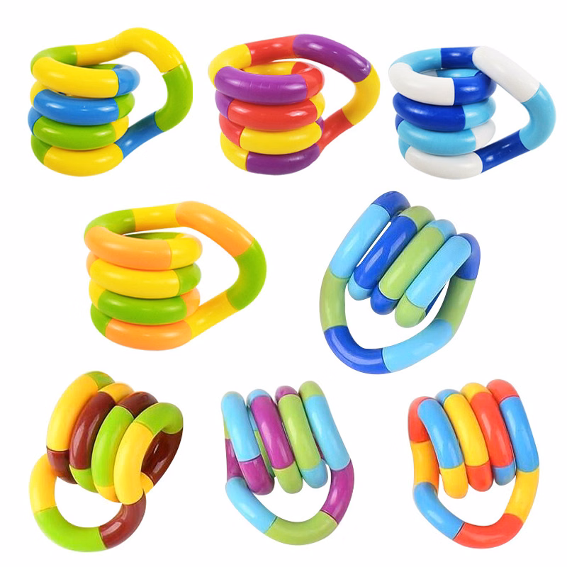 Tangle Puzzles/Tricks - Mixed Colors