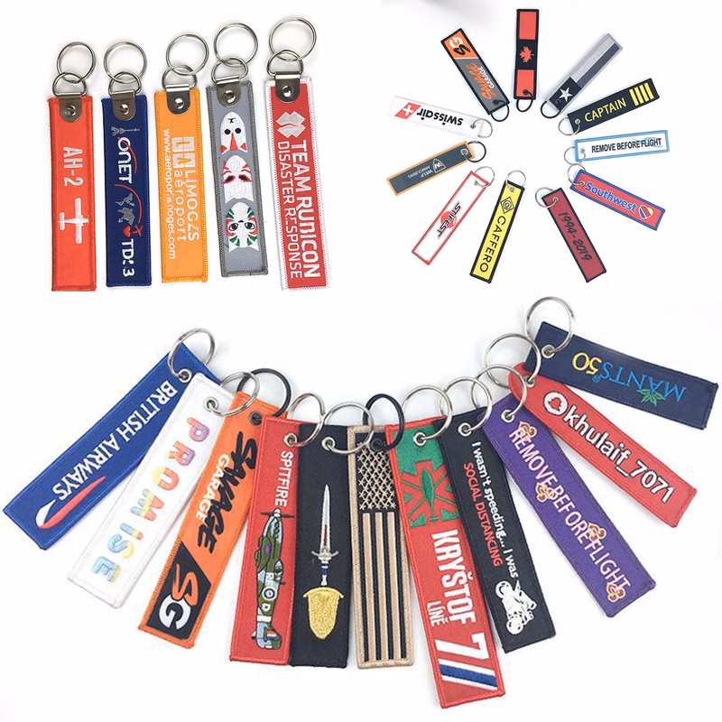 Key Ring W/ Embroidery Pad