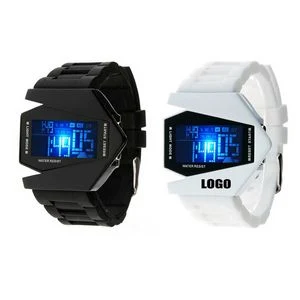 Sports Watch With Colorful Light Dial And Adjustable Soft Bracelet Band 1