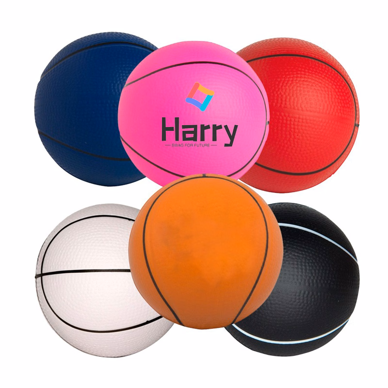 2.5" Basketball Stress Reliever