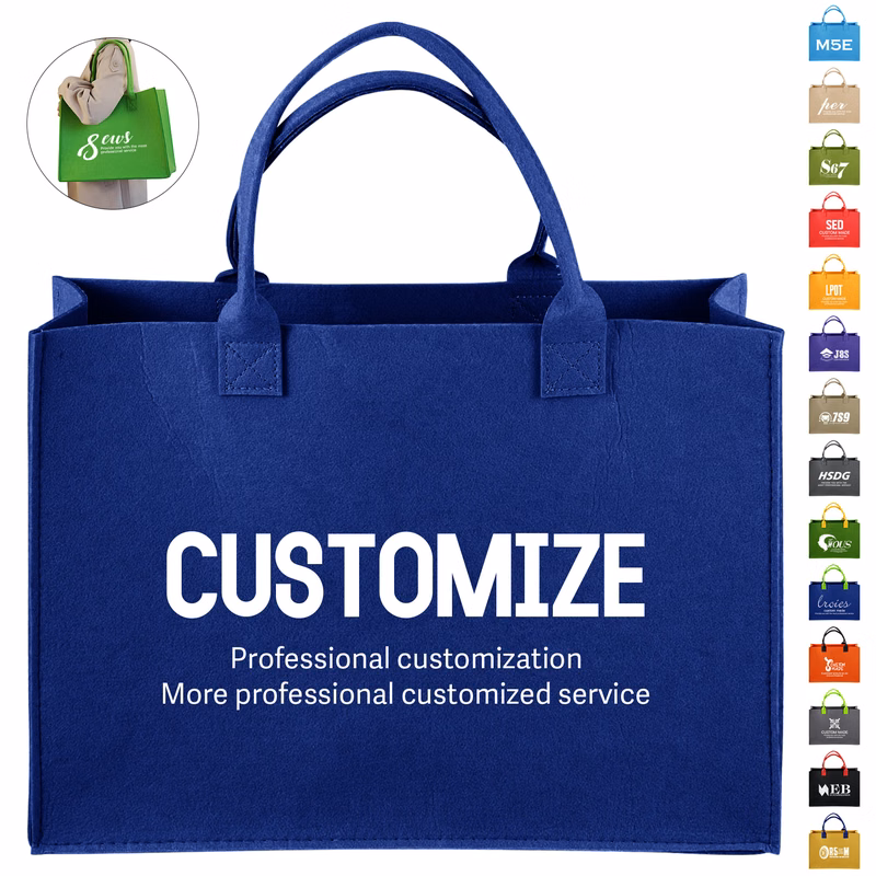 Custom Felt Tote Bag