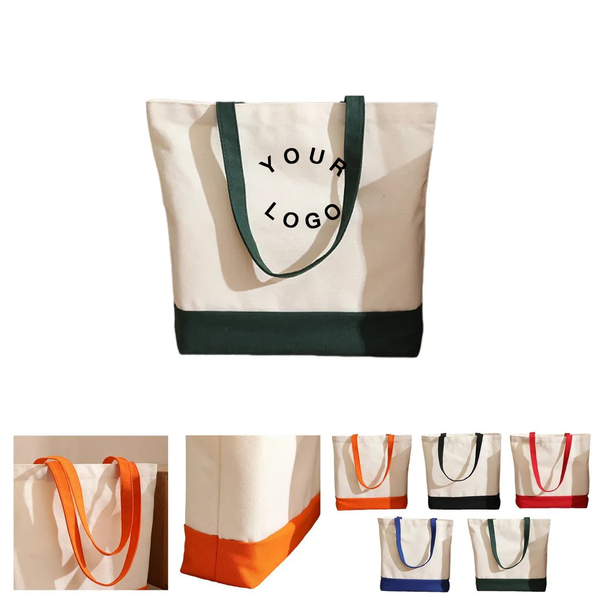 Lightweight Canvas Shoulder Bag For School And Work 1