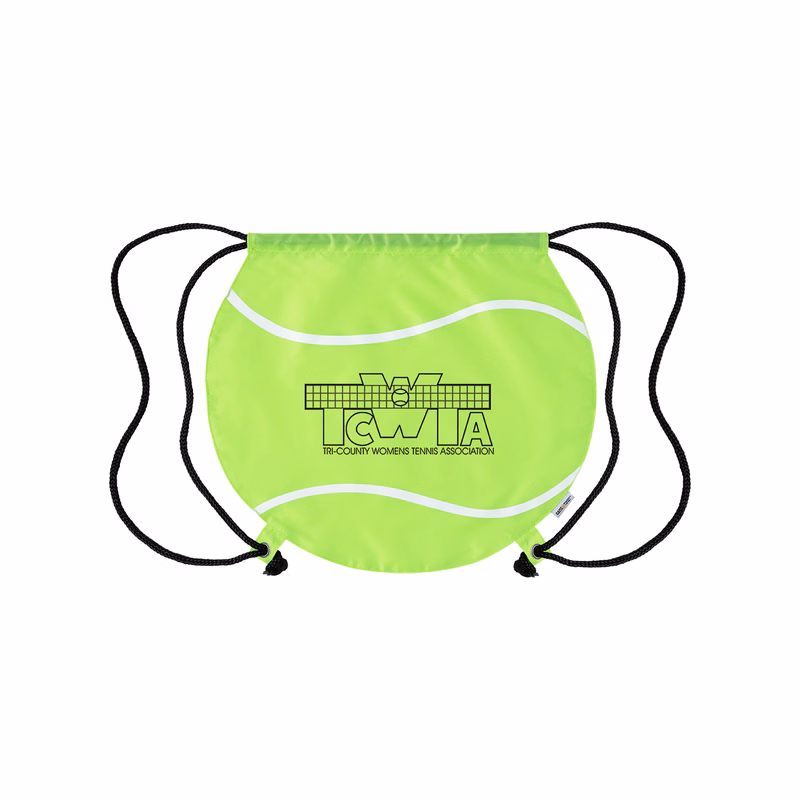 Tennis Ball Drawstring Bag