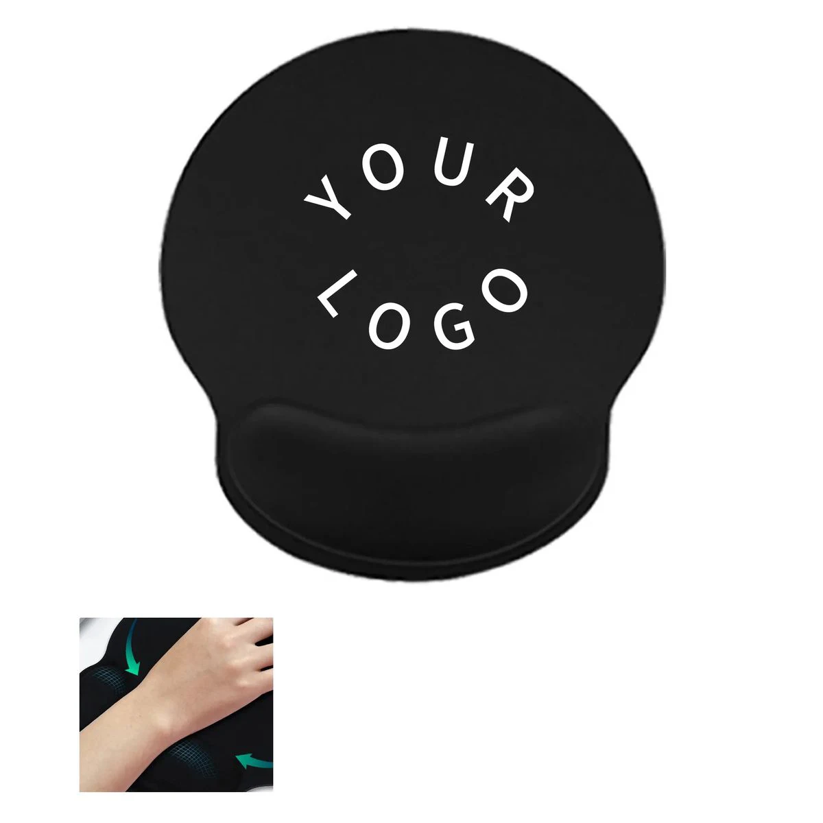 Mouse Pad with Wrist Rest for Gaming and Office Use 1