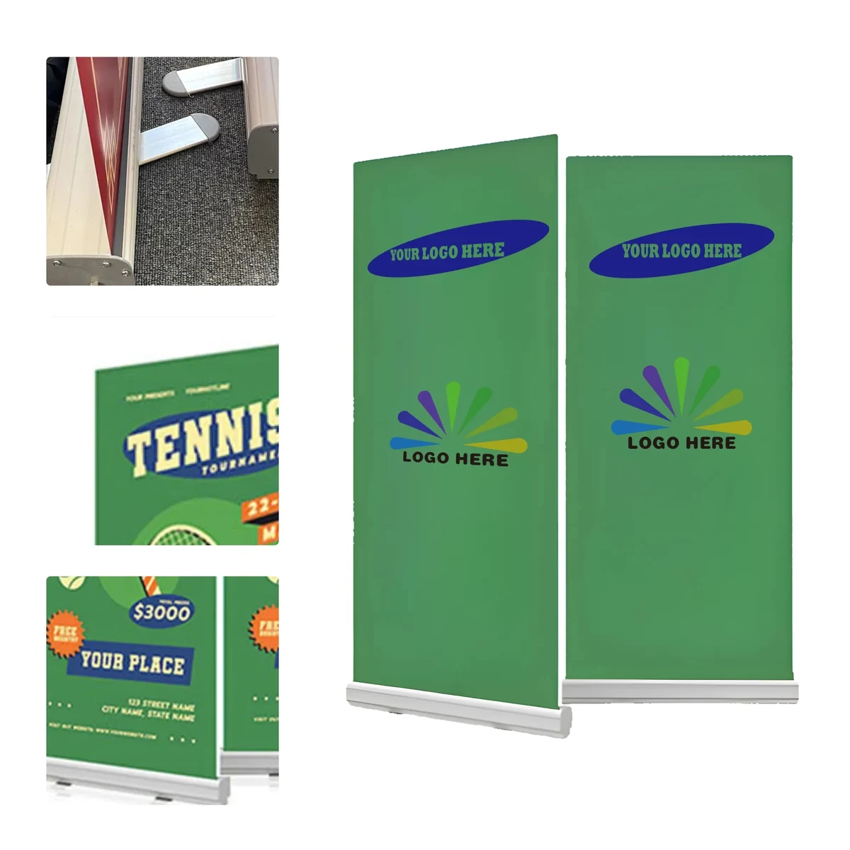 MOQ3 Aluminum Roll Up Banner Stand 1