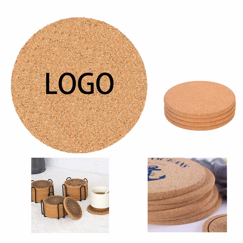 Customized Cork Coaster MOQ 10pcs