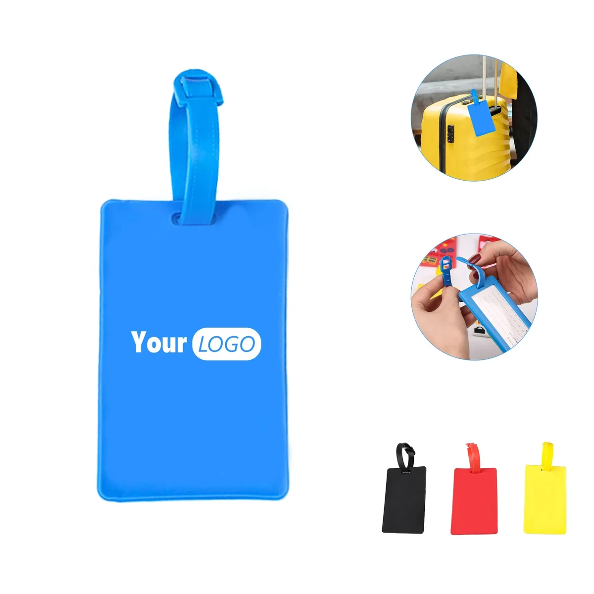 PVC luggage Tags MOQ 100 PCS 1