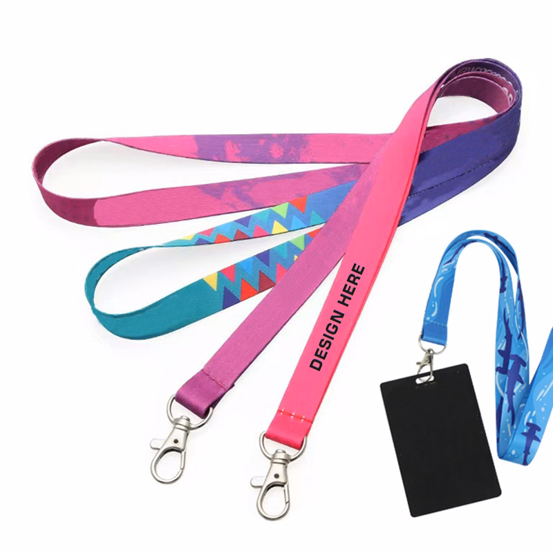 3/4" Full Color Custom Sublimated Lanyard