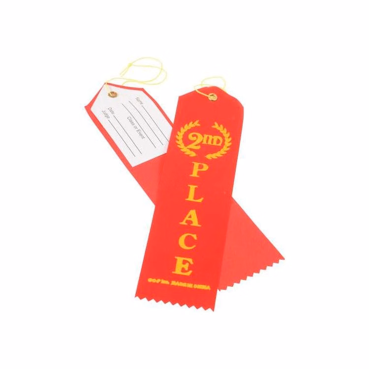 2nd Place Ribbons - Red