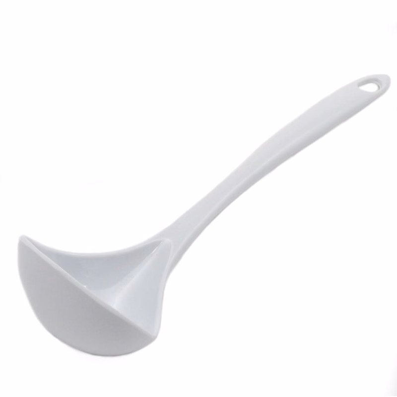 Soup Ladles - White 10.5" Melamine