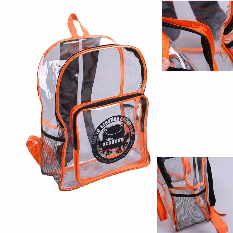 Custom Vinyl Clear Backpack