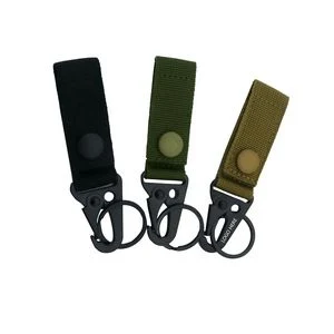 Carabiners Keychain Strap With Tactical Gear Clip 1