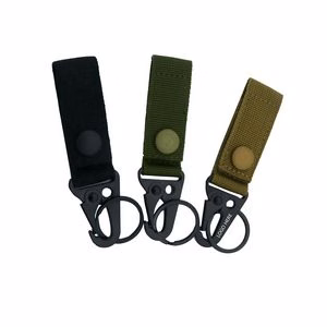Carabiners Keychain Strap With Tactical Gear Clip