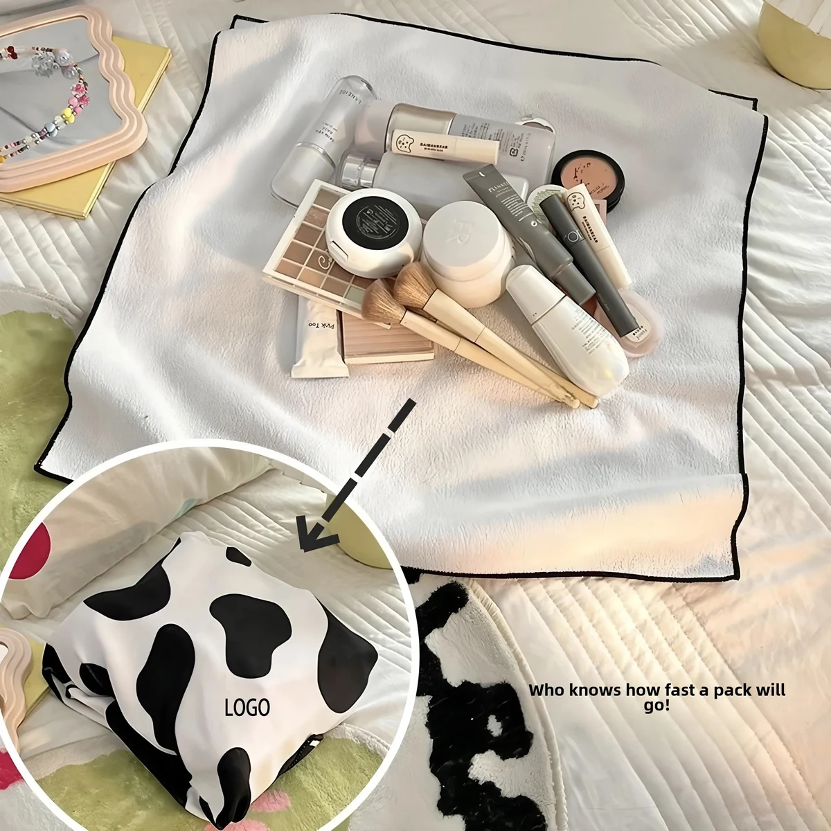 Lay Flat Cosmetic Organizer Bag 1