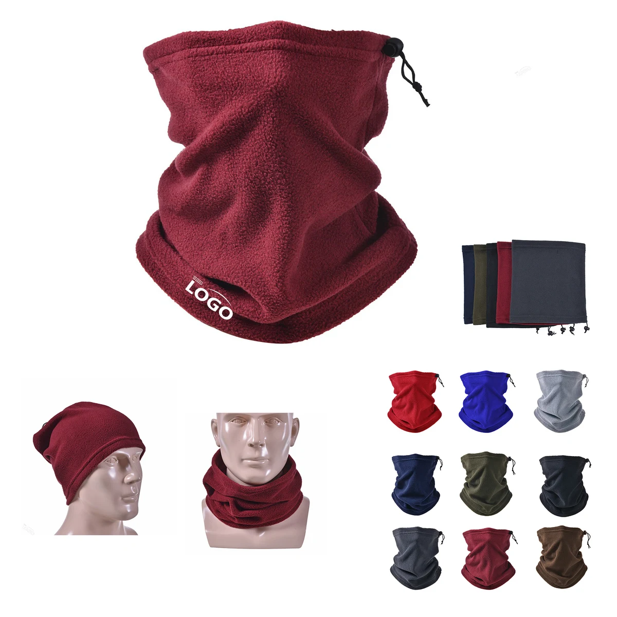 Custom Neck Gaiter Warmer For Winter MOQ50 1