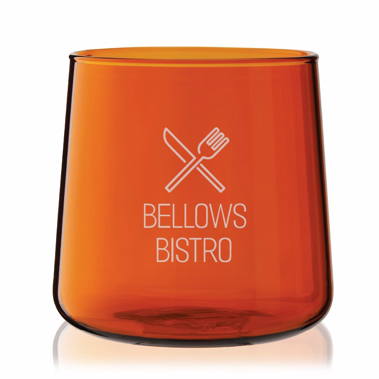 Viski® Amber Aurora Cocktail Tumbler, set of 2