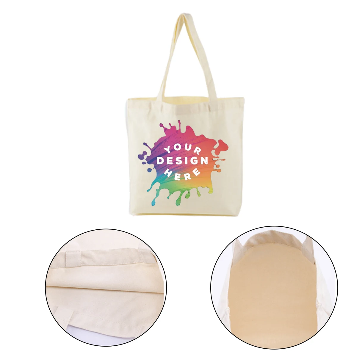 MOQ:25pcs Wholesale Blank Canvas Shopping Bags 1