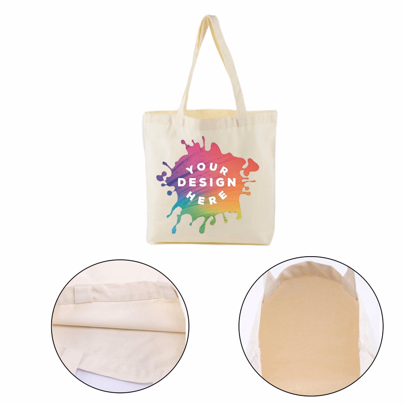 MOQ:25pcs Wholesale Blank Canvas Shopping Bags