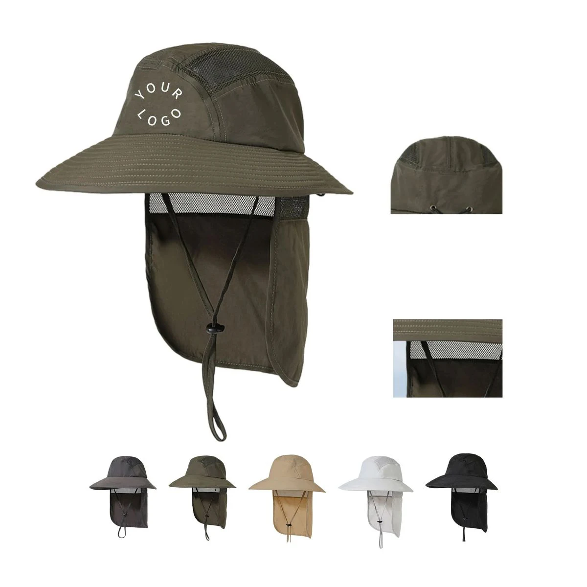 Lightweight Fishing Hat with Breathable Mesh 1