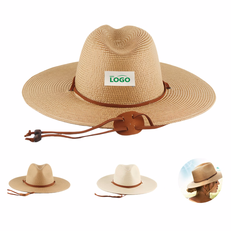 Women's Wide Brim Straw Sun Hat