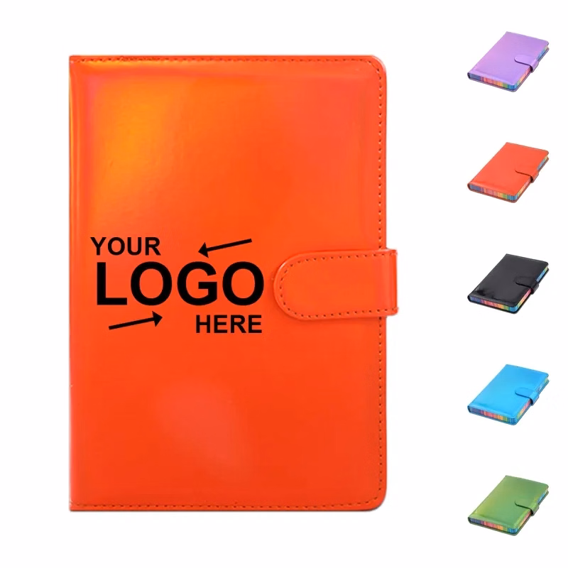 A5 Laser Notebook Pu Leather With Buckle