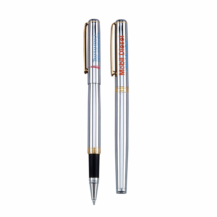 Edda Chrome Metal Pen, Rollerball Pen