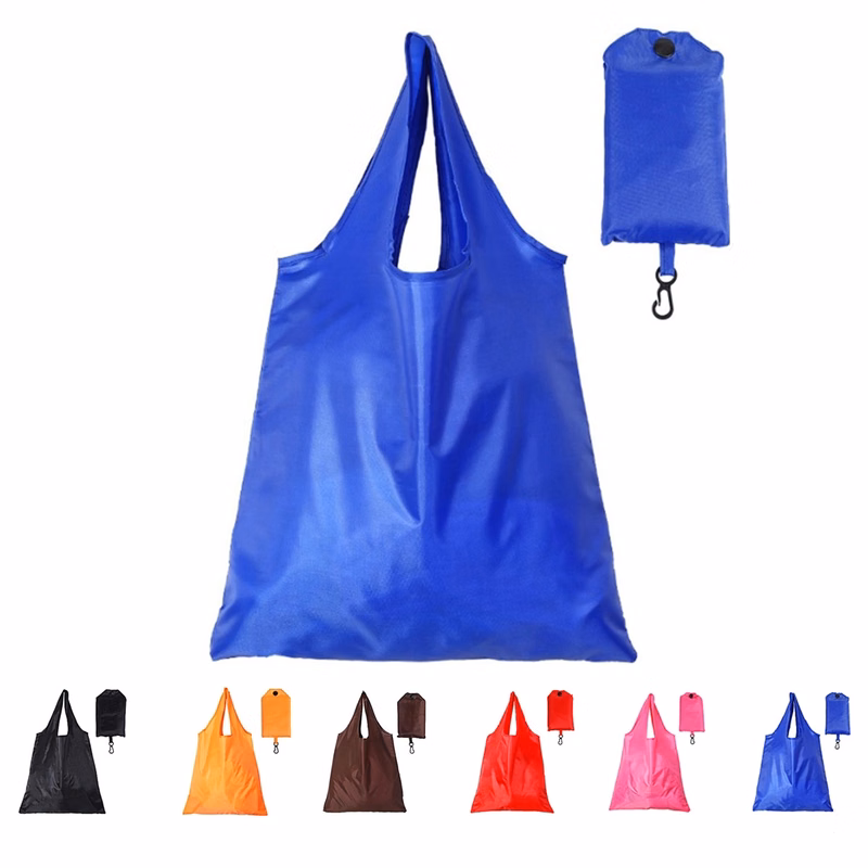 Foldable Grocery Shopping Tote Bag With Pouch