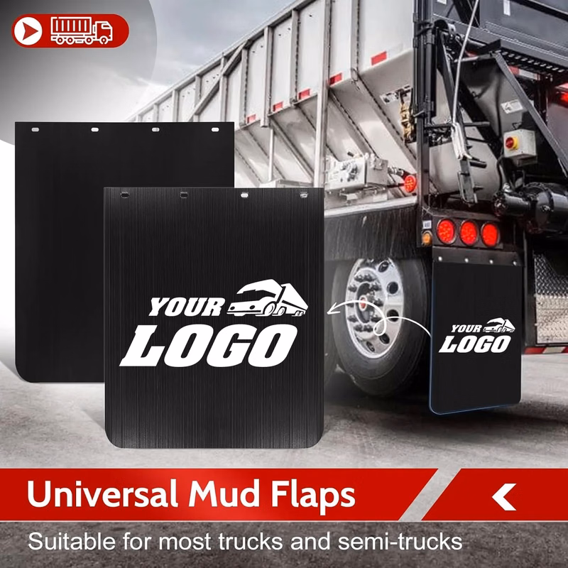 24''x30'' Mud Flaps for Trucks and Semi-trucks with Logo