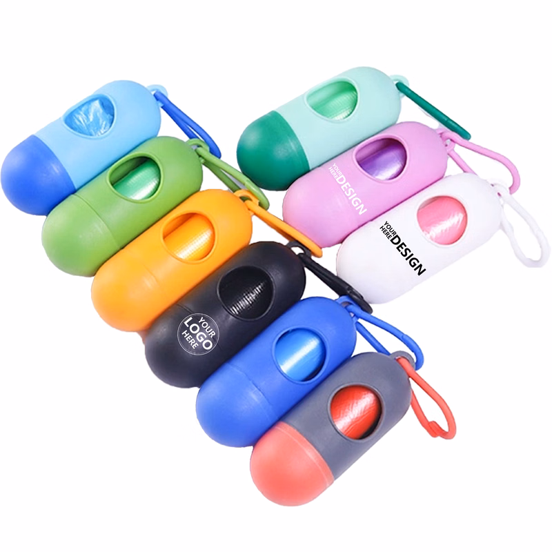 Mini Plastic Capsule-Shaped Garbage Bin