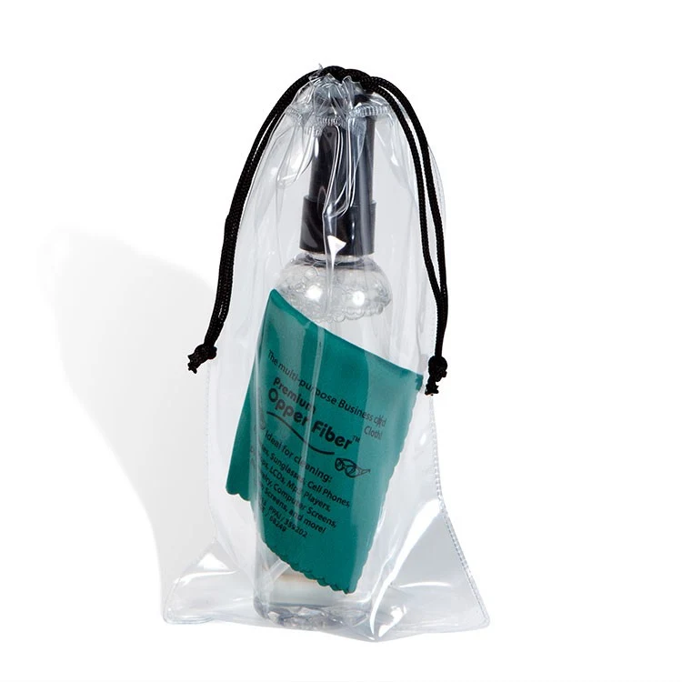 Ultra Opper Fiber Clear Cleaner Kit In Drawstring Bag (4 Fl. Oz. Bottle) 1